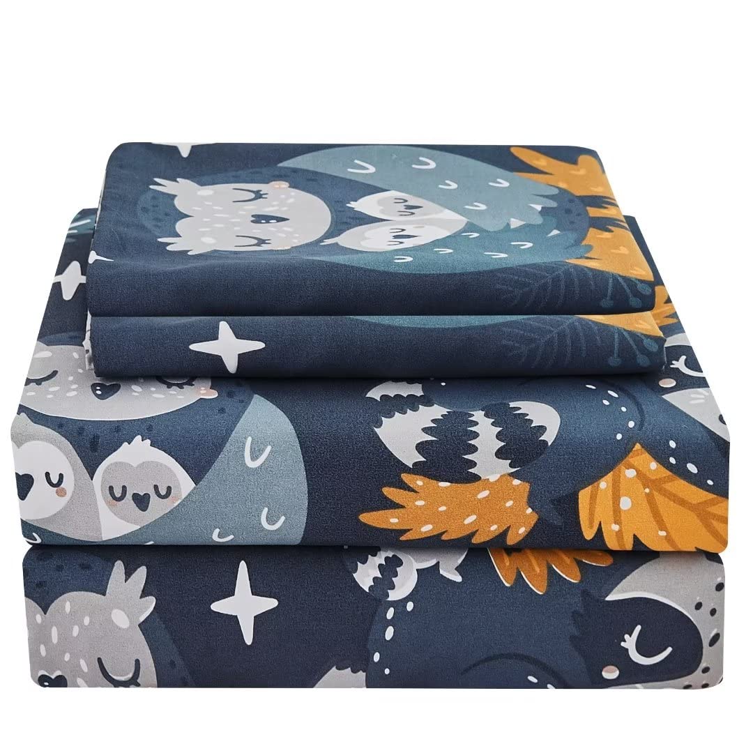 JSD Pink Unicorn Rainbow Kids Full Sheet Set for Girls 4 Piece