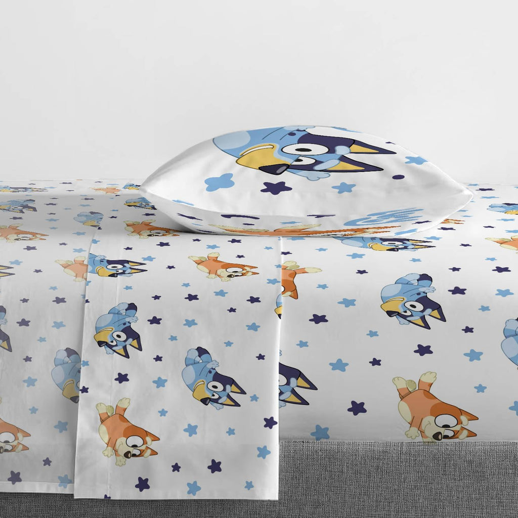 Bluey Bingo Twin Comforter Set 5 Piece Kids Bedding for Girls, Multi
