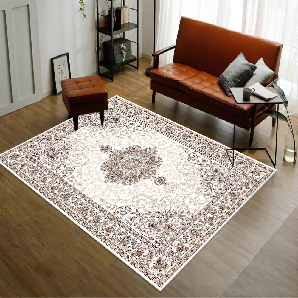 1.6x2.6 Small Area Rug, Washable Non-Slip for Entryway Green