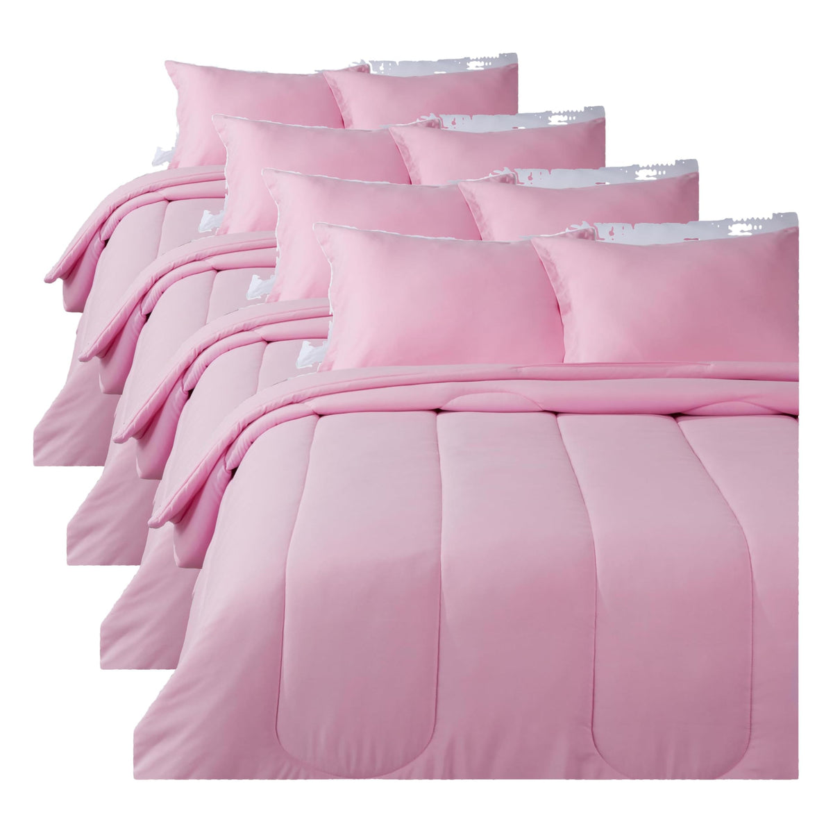 Amazon Basics 2-Piece Soft Microfiber Kid's Comforter and Pillow Sham Set, Twin, Dinosaurs, Animal Print