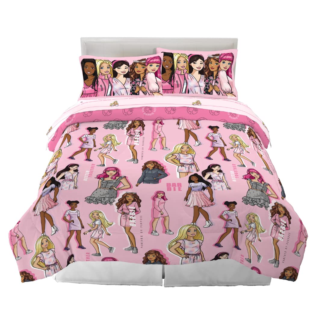 Franco Kids Bedding Super Soft Comforter and Sheet Set with Sham, 7 Piece Full Size, Paw Patrol