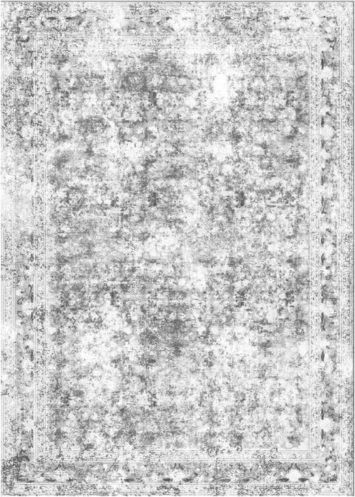 2x3 Washable Rug for Kitchen & Bedroom Floor or Entryway, Soft Indoor Mat for Inside House, Small Throw Carpet Bathroom Rug, Gray Carpet