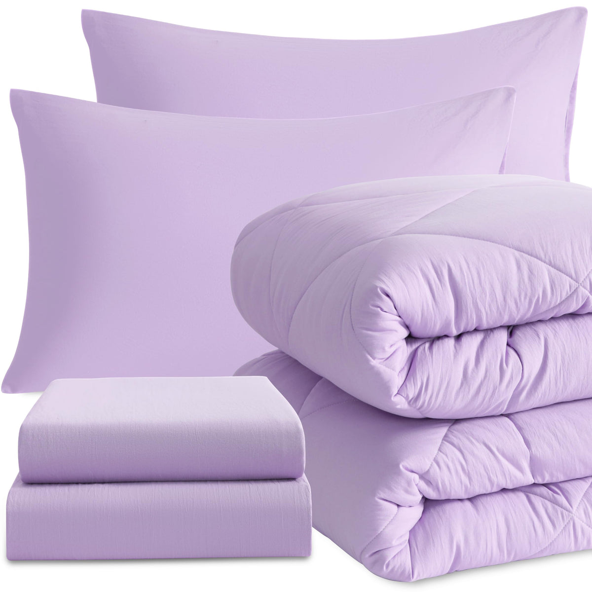NTBAY Toddler Microfiber Bedding Set, 4 Piece, Pink