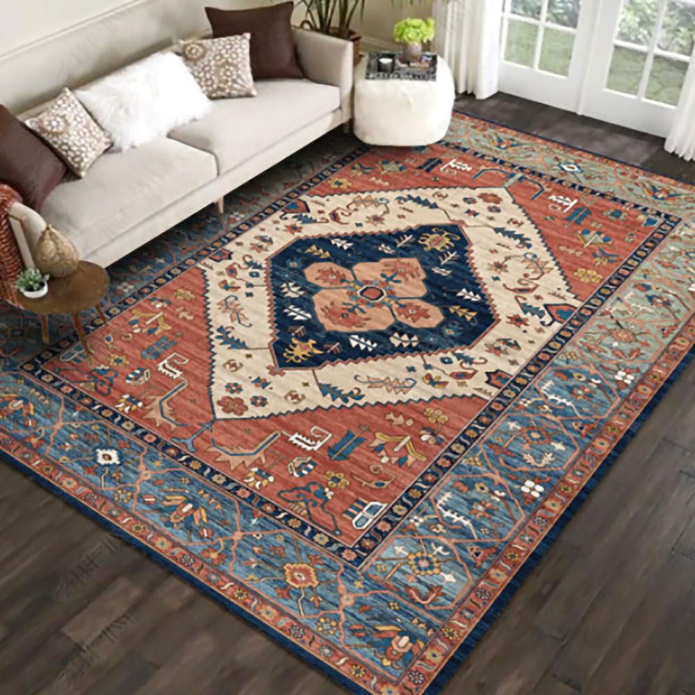1.6x2.6 Small Area Rug, Washable Non-Slip for Entryway Green