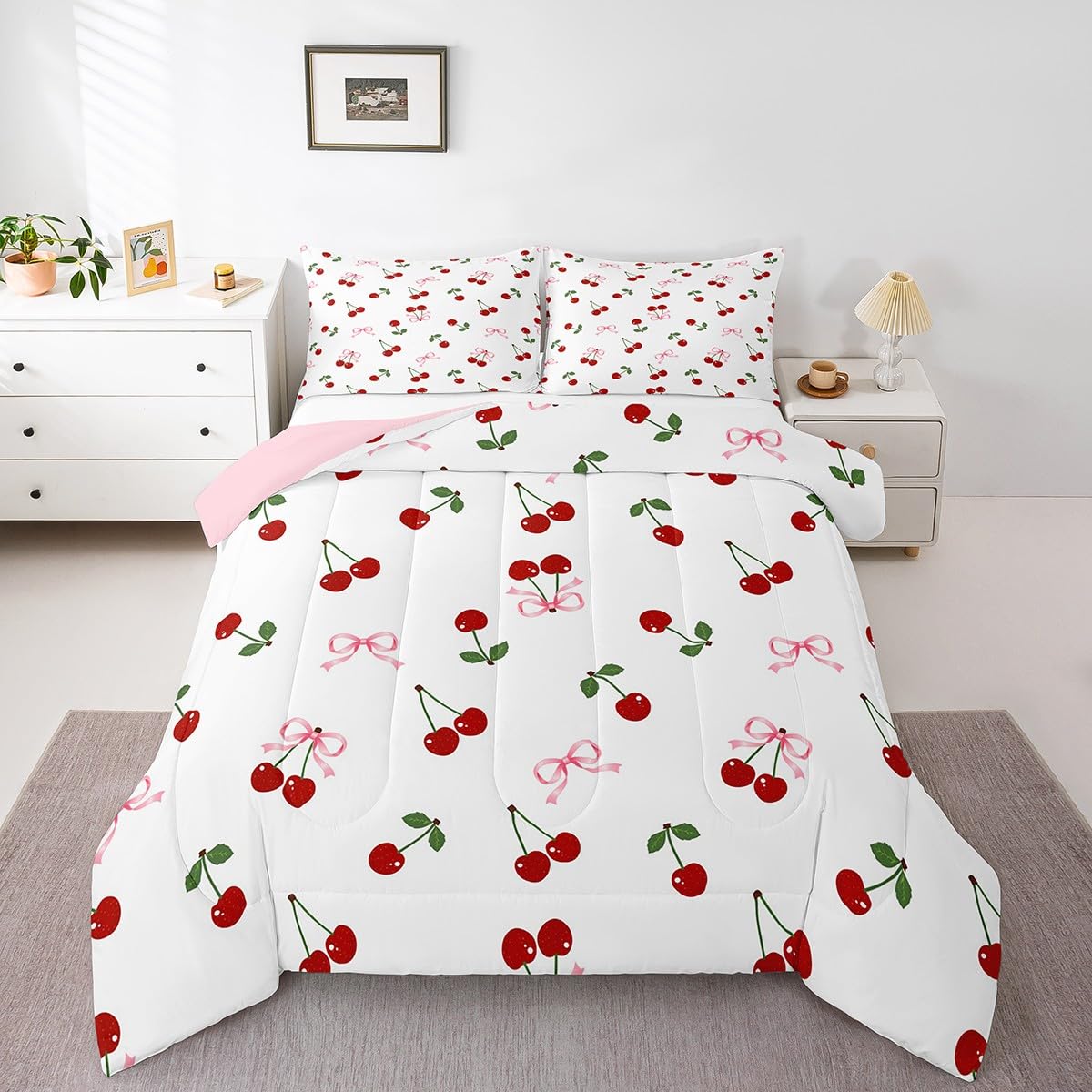 Feelyou Dino Dinosaur Comforter Set Twin Size Kids Boys Bedding
