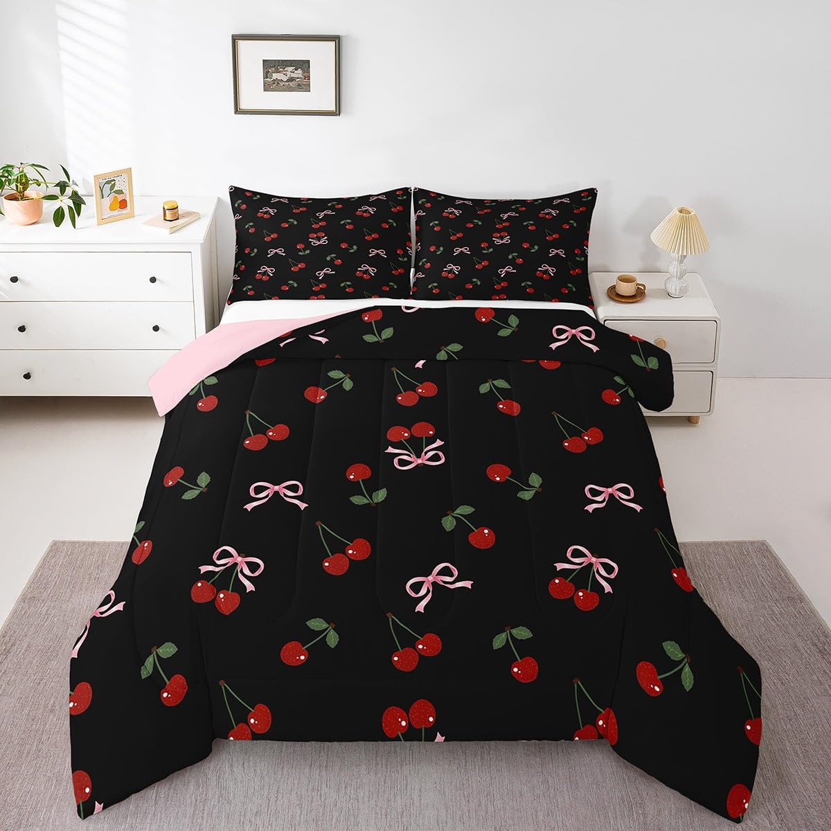 Feelyou Dino Dinosaur Comforter Set Twin Size Kids Boys Bedding