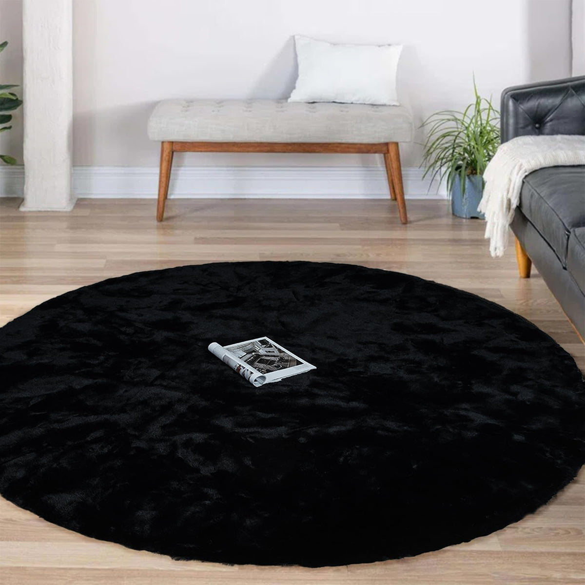 Latepis Washable Rugs 3x5 White Fluffy Shag Rug Shaggy Rug for Living Room Super Soft Area Rugs for Bedroom Nursery