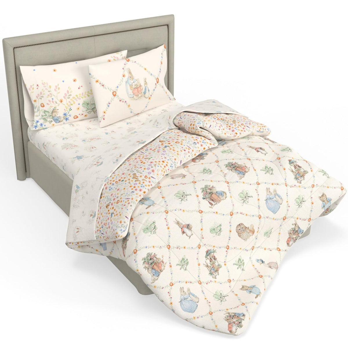 Peanuts® Snoopy Super Soft Reversible Comforter and Sheet Set, 4 Piece Twin Size, (Officially Licensed Product) by Franco Collectibles
