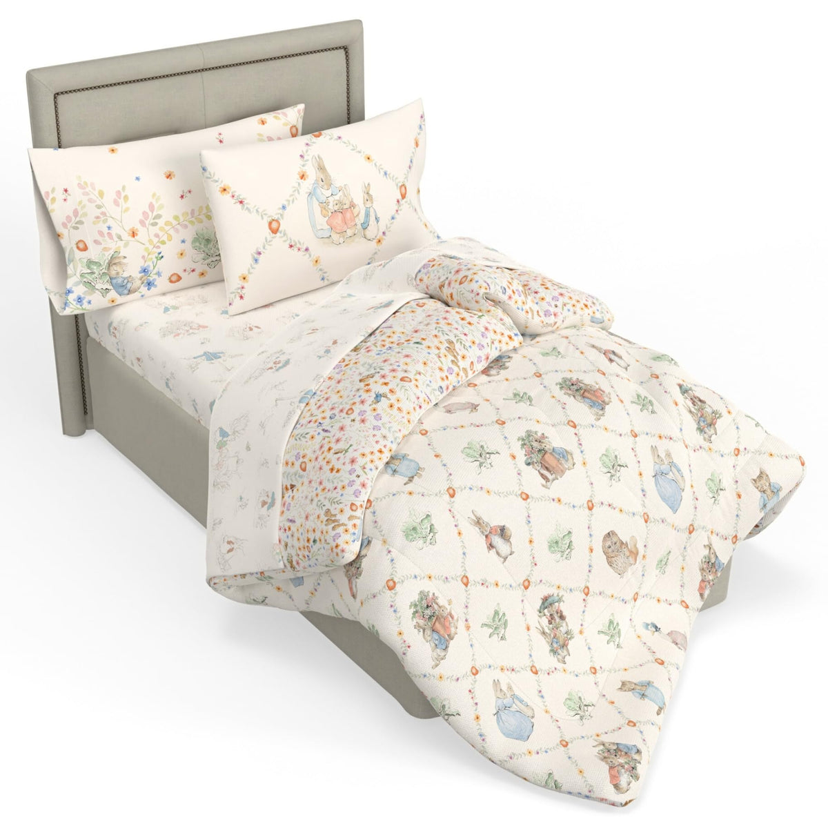Peanuts® Snoopy Super Soft Reversible Comforter and Sheet Set, 4 Piece Twin Size, (Officially Licensed Product) by Franco Collectibles