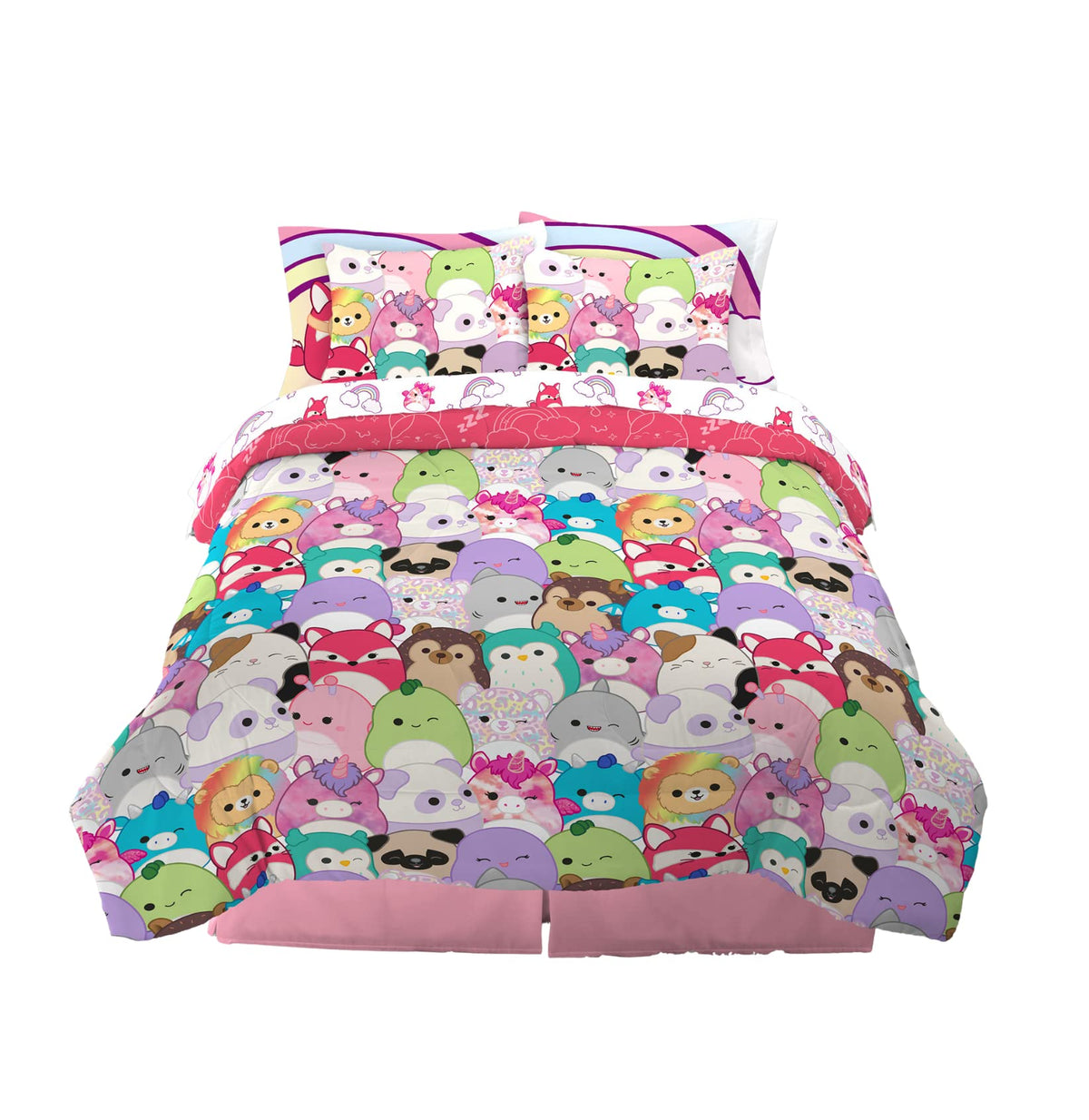Franco Kids Bedding Super Soft Comforter and Sheet Set with Sham, 7 Piece Full Size, Paw Patrol