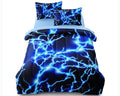 Kid Twin Quilts Comforter Set Dinosaur Bedding Set for Boys, Blue