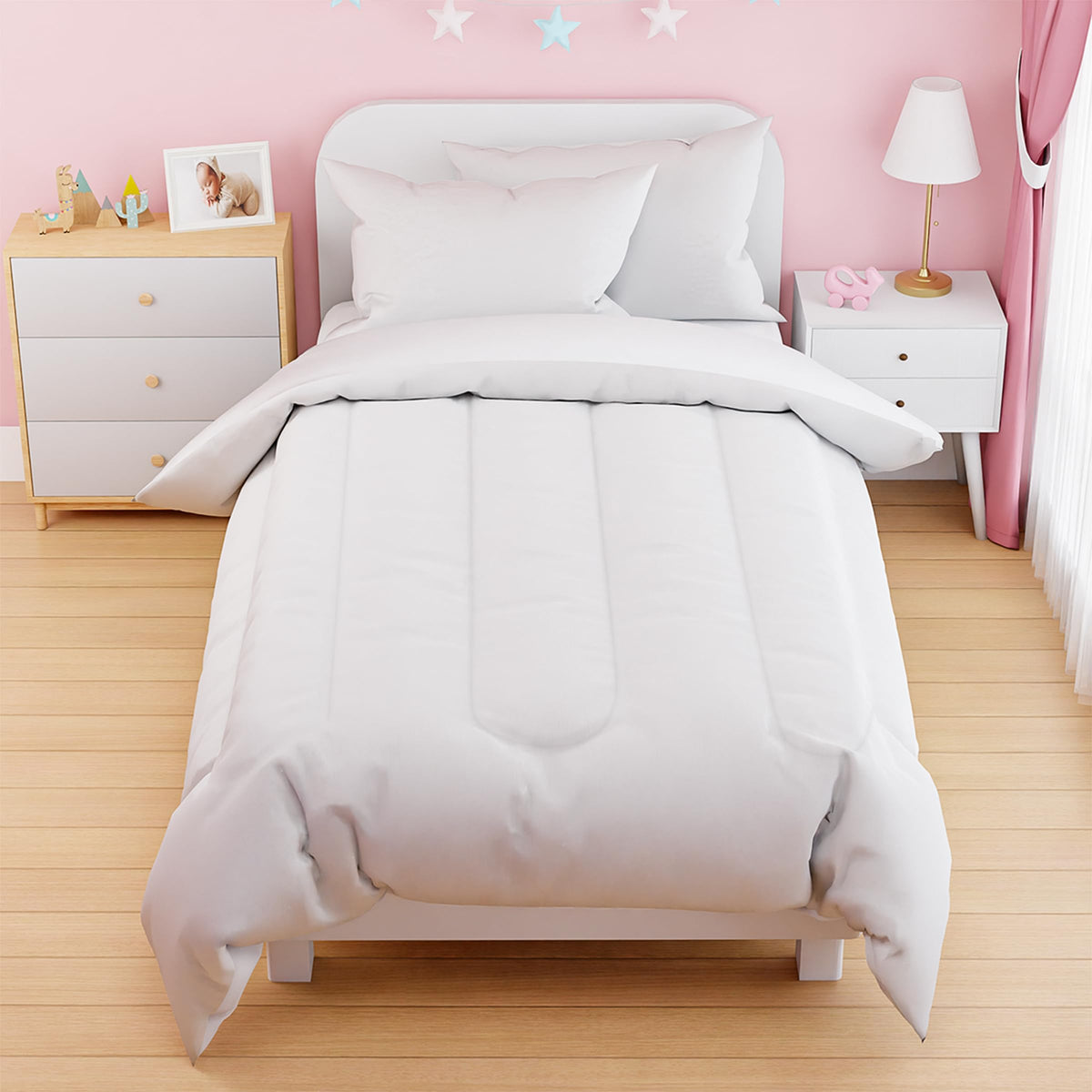 SANDJEST Dinosaur Duvet Cover Sets Full Size for Kids Boys, Incude 1 Polyester Comforter Cover 80x90 Inches and 2 Pillowcases 20x26 Inches, Comforter Not Included, Gift for Christmas Birthday