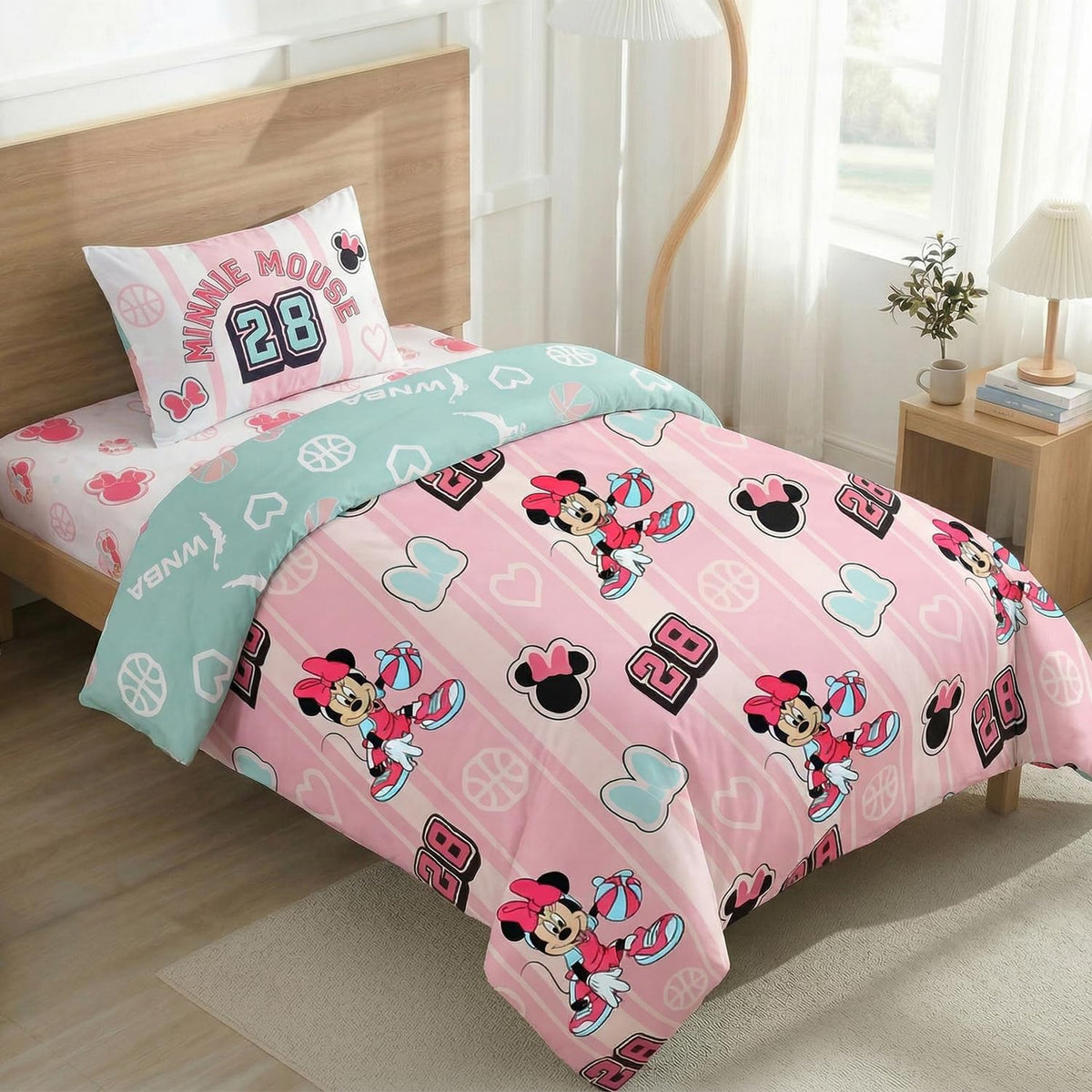 Northwest Disney Pixar Story Twin Comforter Set, Reversible Buzz Lightyear & Woody Design, Ultra Soft Fade Resistant Microfiber Kids Bedding Set, Officially Licensed