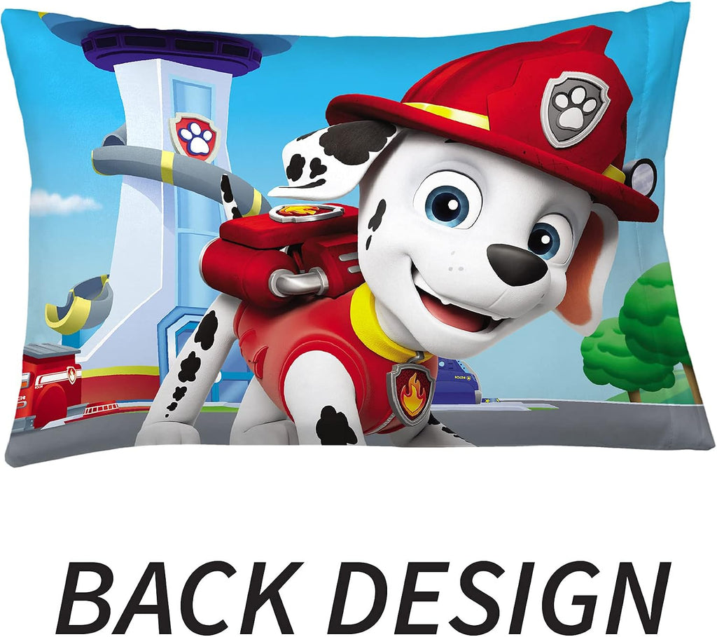 Franco Kids Bedding Super Soft Microfiber Reversible Pillowcase, 20 in x 30 in, Paw Patrol (Prints may vary)
