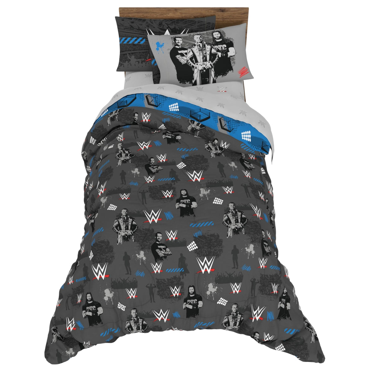 Peppa Pig Kids Bedding Super Soft & Cozy Reversible Microfiber Comforter and Sheet Set with Sham, 5 Piece Twin Size, (Officially Licensed Product) By Franco