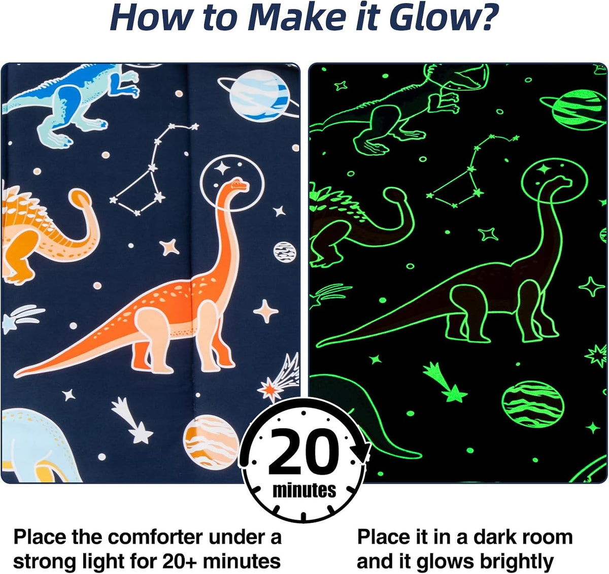 Meeting Story All-in-One Design Dinosaur Zipper Bedding Set for Kids,Twin