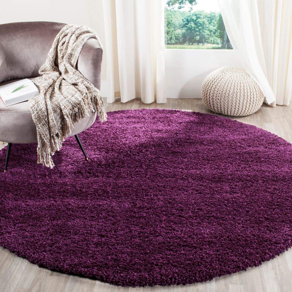 SAFAVIEH Area Rug 4x6 - California Shag Collection - Ivory, Non-Shedding & Easy to Clean, Ultra Plush Thick Pile, Ideal for Living Room, Bedroom, Dining Space (SG151-1212)