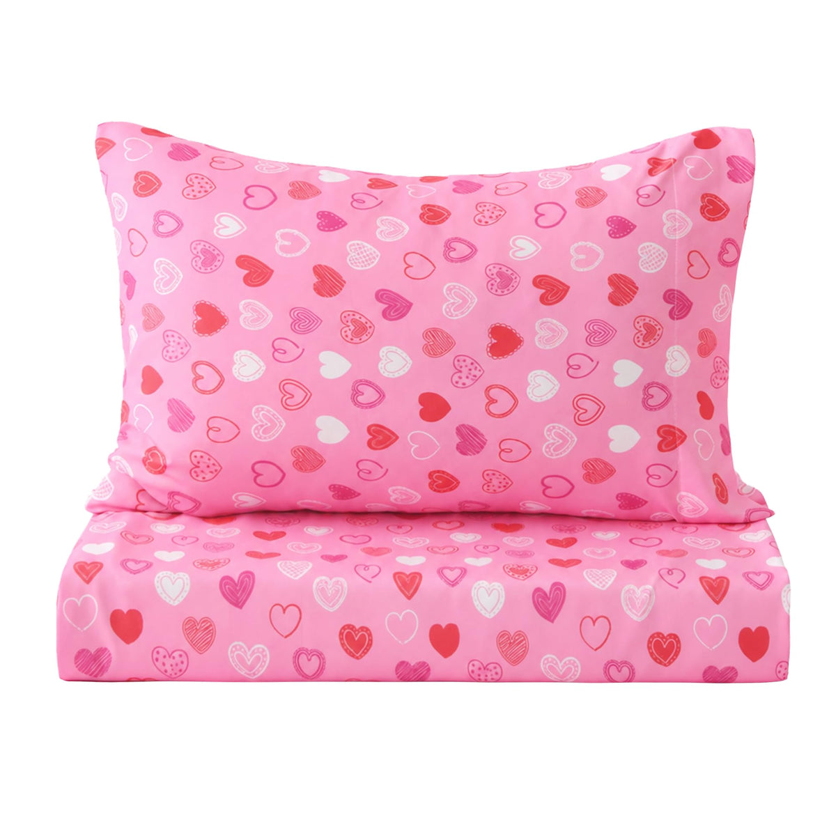 Softan Kids Twin Sheets Set, 3 Piece Butterfly Floral Bedding Set for Girls, Soft Breathable Microfiber with 15" Deep Pocket, Fitted Flat Sheet & Pillowcase