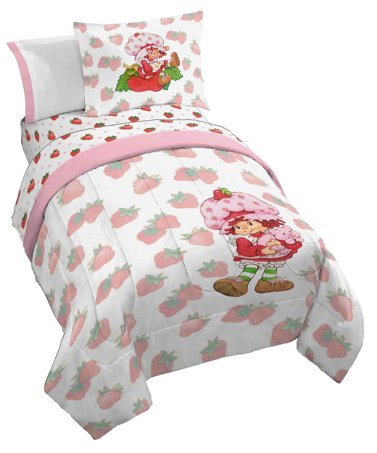 Disney Frozen Kids Full Comforter Set 7 Piece Bed in a Bag, Purple