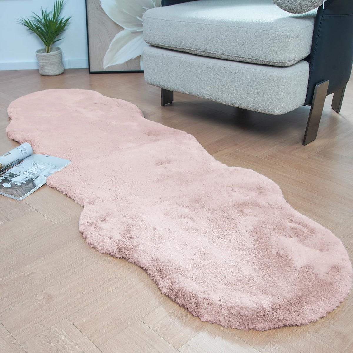 Latepis Washable Rugs 3x5 White Fluffy Shag Rug Shaggy Rug for Living Room Super Soft Area Rugs for Bedroom Nursery