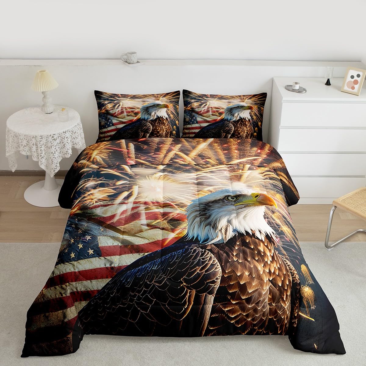 Erosebridal Girls Unicorn Comforter Set Twin Girls Bedding Set Cute Rainbow Unicorn Print Down Comforter Kids Cartoon Kawaii Duvet Insert Galaxy Stars Fantasy Room Decor Children Reversible Purple