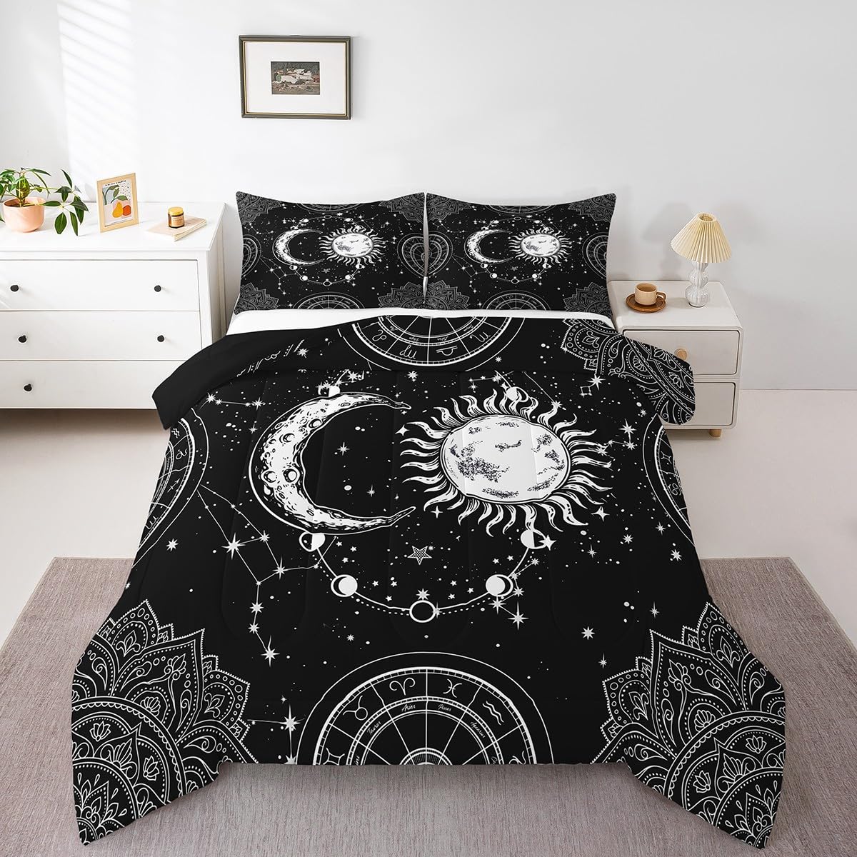 Feelyou Kids Construction Comforter Set Twin Bedding Sets for Boys Toddler Children Cartoon Cars Excavator Tractor Comforter Set Construction Machinery Truck Duvet Set Cars Bed Set with 1 Pillow Case