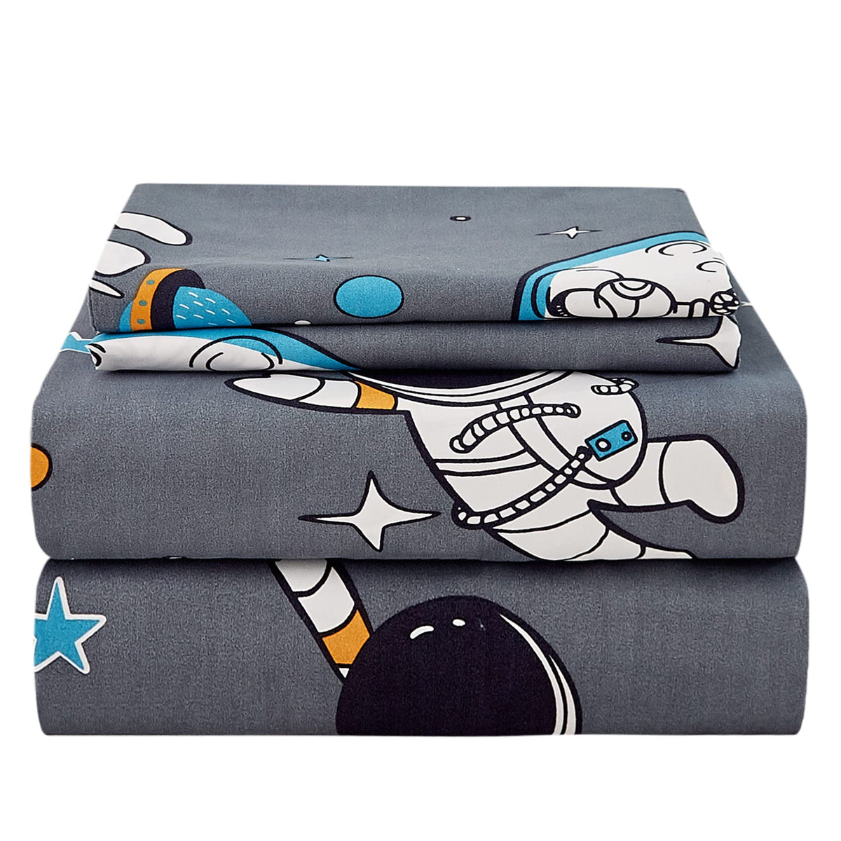 JSD Pink Unicorn Rainbow Kids Full Sheet Set for Girls 4 Piece