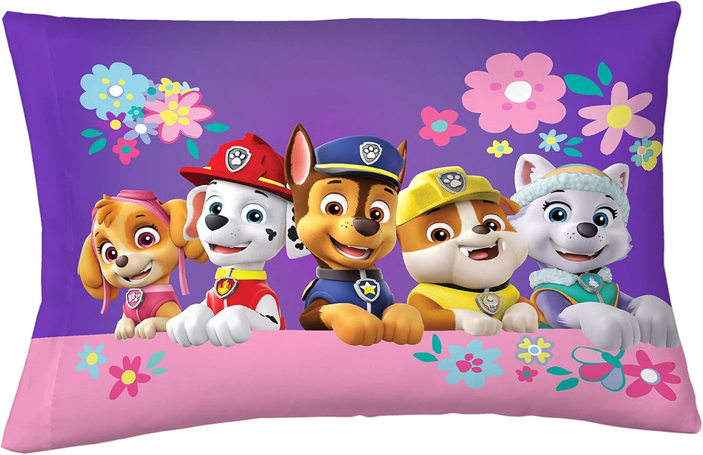 Franco Kids Bedding Super Soft Microfiber Reversible Pillowcase, 20 in x 30 in, Paw Patrol (Prints may vary)