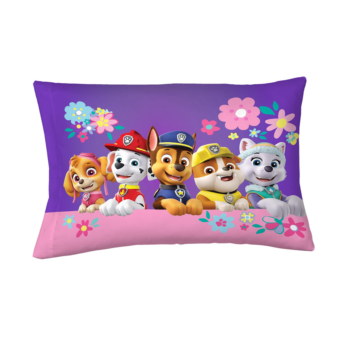 Franco Kids Bedding Super Soft Microfiber Reversible Pillowcase, 20 in x 30 in, Paw Patrol (Prints may vary)