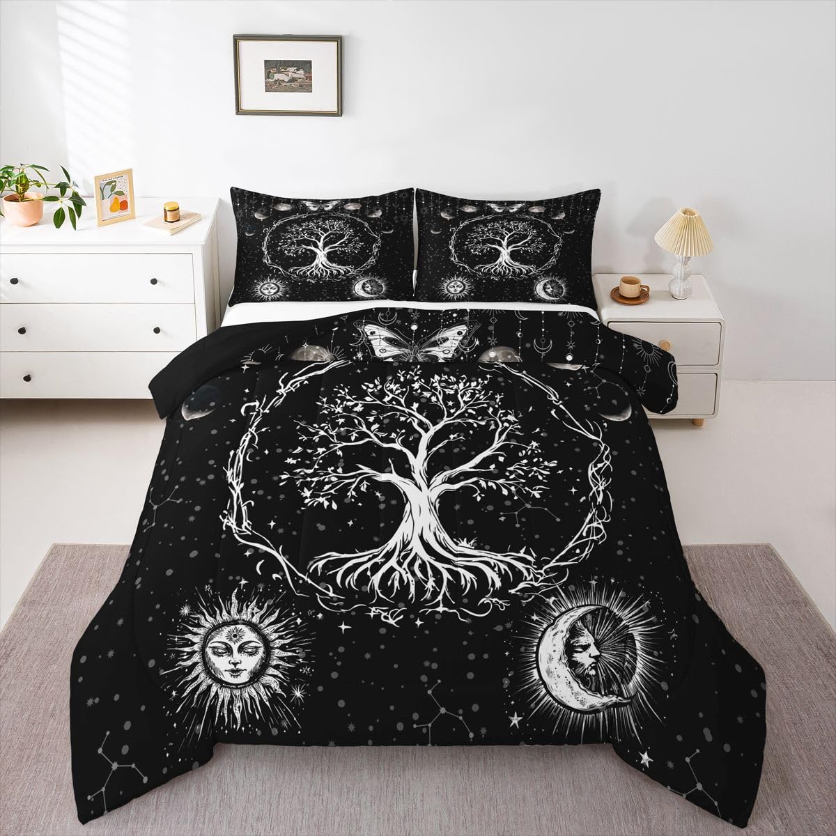 Feelyou Kids Construction Comforter Set Twin Bedding Sets for Boys Toddler Children Cartoon Cars Excavator Tractor Comforter Set Construction Machinery Truck Duvet Set Cars Bed Set with 1 Pillow Case