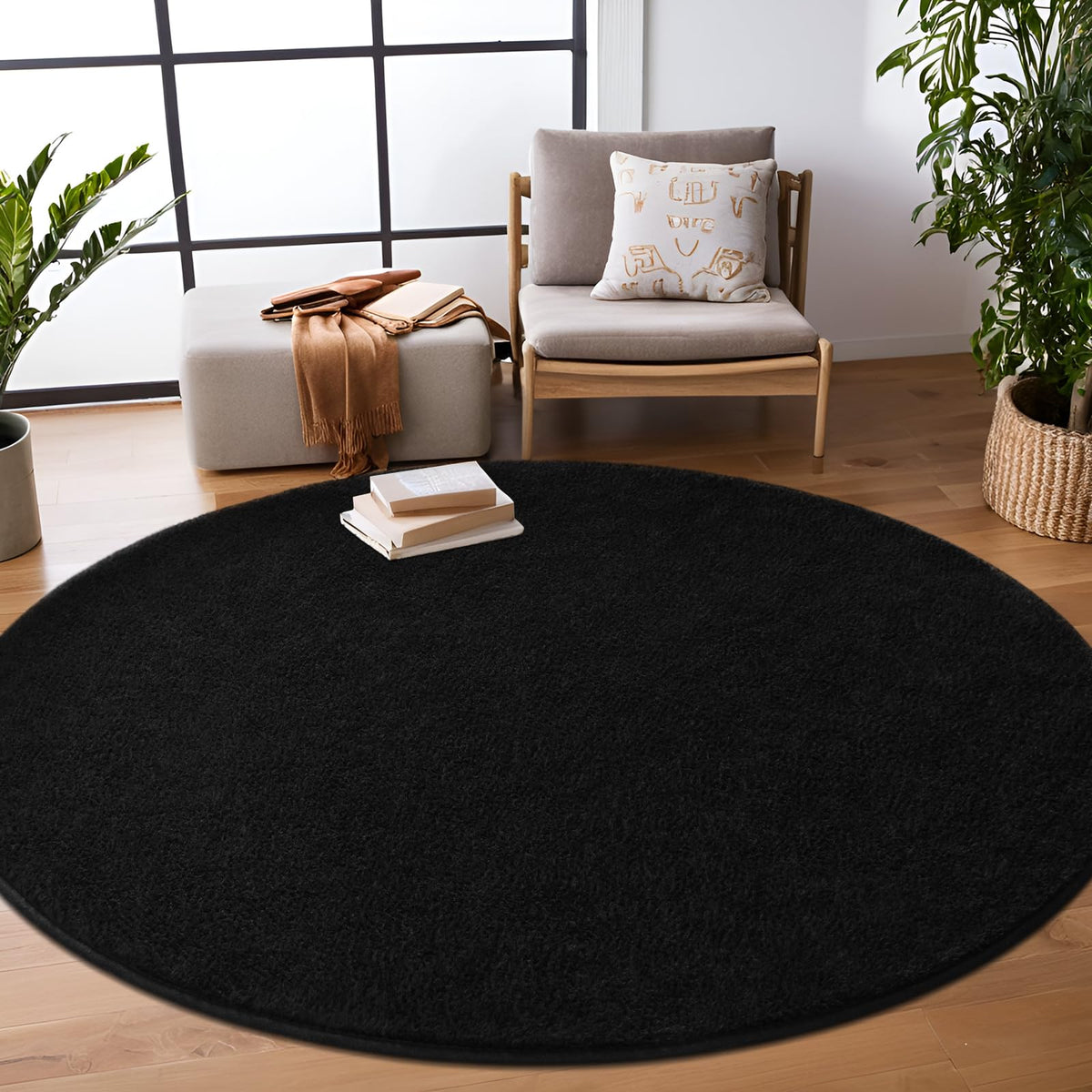 4x6 Grey Area Rug Modern Aesthetic Minimalist