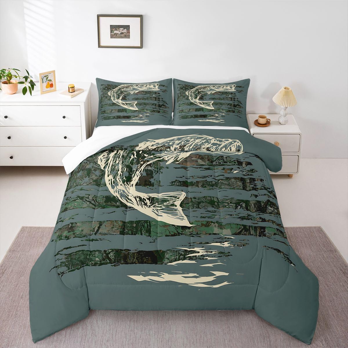 Feelyou Kids Construction Comforter Set Twin Bedding Sets for Boys Toddler Children Cartoon Cars Excavator Tractor Comforter Set Construction Machinery Truck Duvet Set Cars Bed Set with 1 Pillow Case