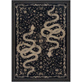 Lahome Washable Area Rug Large Snake Living Room Rugs, Soft Rug for Bedroom, Non-Slip Indoor Carpet for Dining Room Home Office