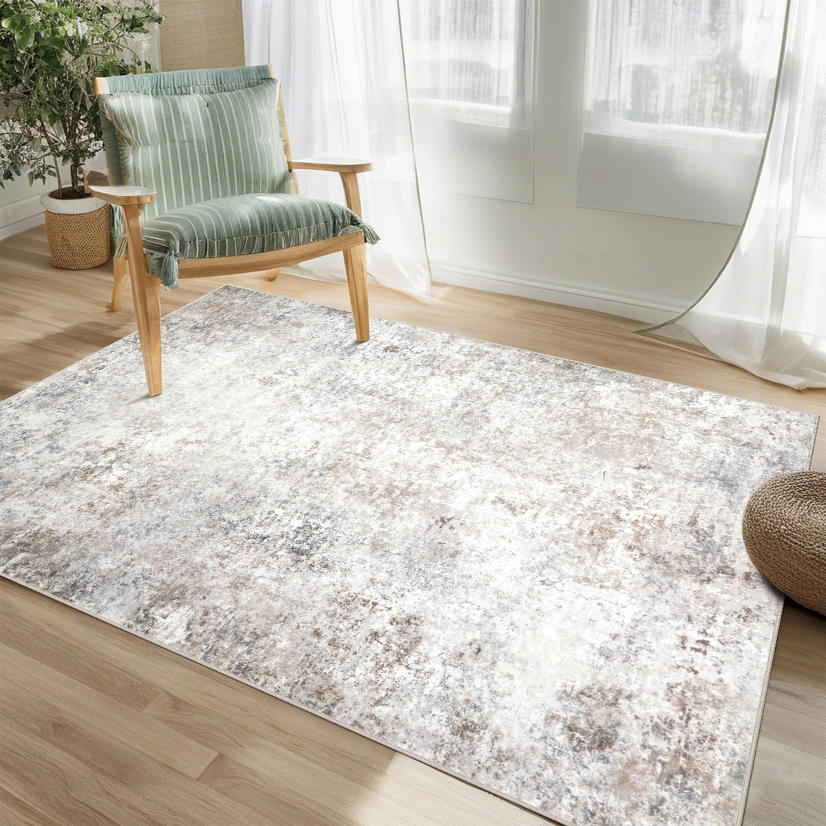 Washable Rugs 8x10 Area Rugs for Living Room,Bedroom,Dining Room Carpet
