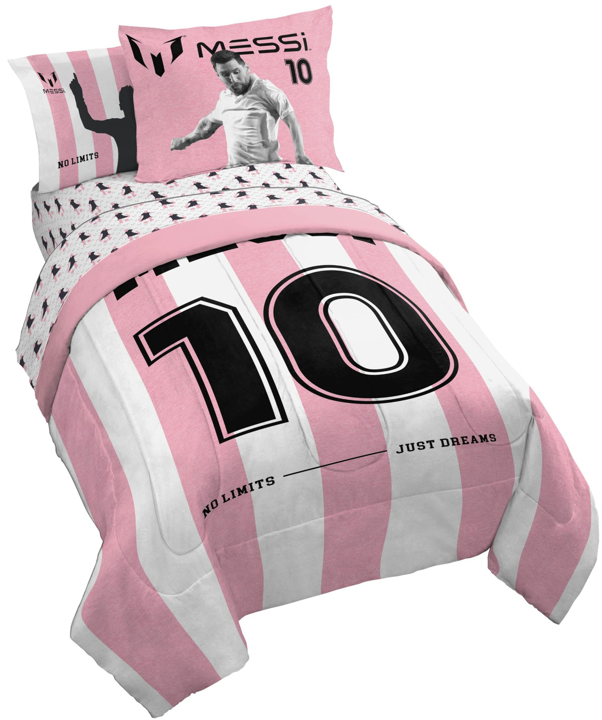Jay Franco Kids Comforter Set Includes Sheets and Pillow Covers - Soft and Cozy Bed Set for Stylish Room Decor, Official Licensed Bedding, Grey - Toy Story, 7 Piece Full