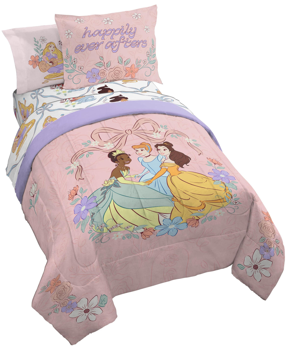 Bluey Bingo Twin Comforter Set 5 Piece Kids Bedding for Girls, Multi