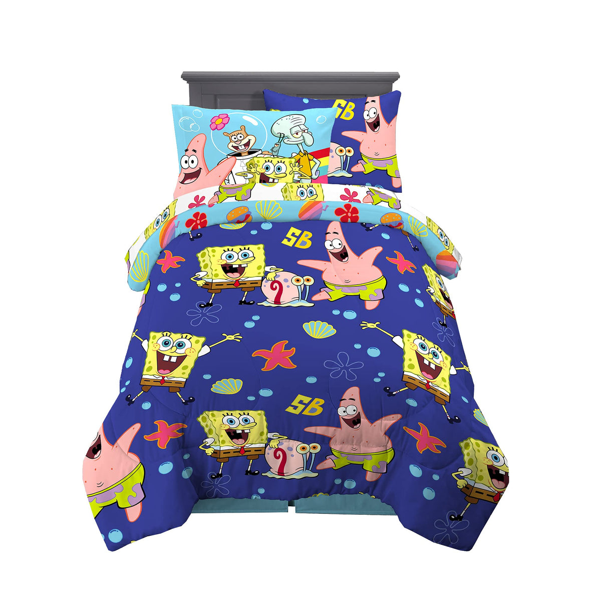 Peppa Pig Kids Bedding Super Soft & Cozy Reversible Microfiber Comforter and Sheet Set with Sham, 5 Piece Twin Size, (Officially Licensed Product) By Franco