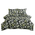 Yibeizi Kids Comforter Set for Boys Girls Full Size, Cute Quilted Woodland Forest Animal Print Fall Bedding with Pillow Sham, Lightweight Soft Breathable Machine Camping Themed Bed Set 3 Piece