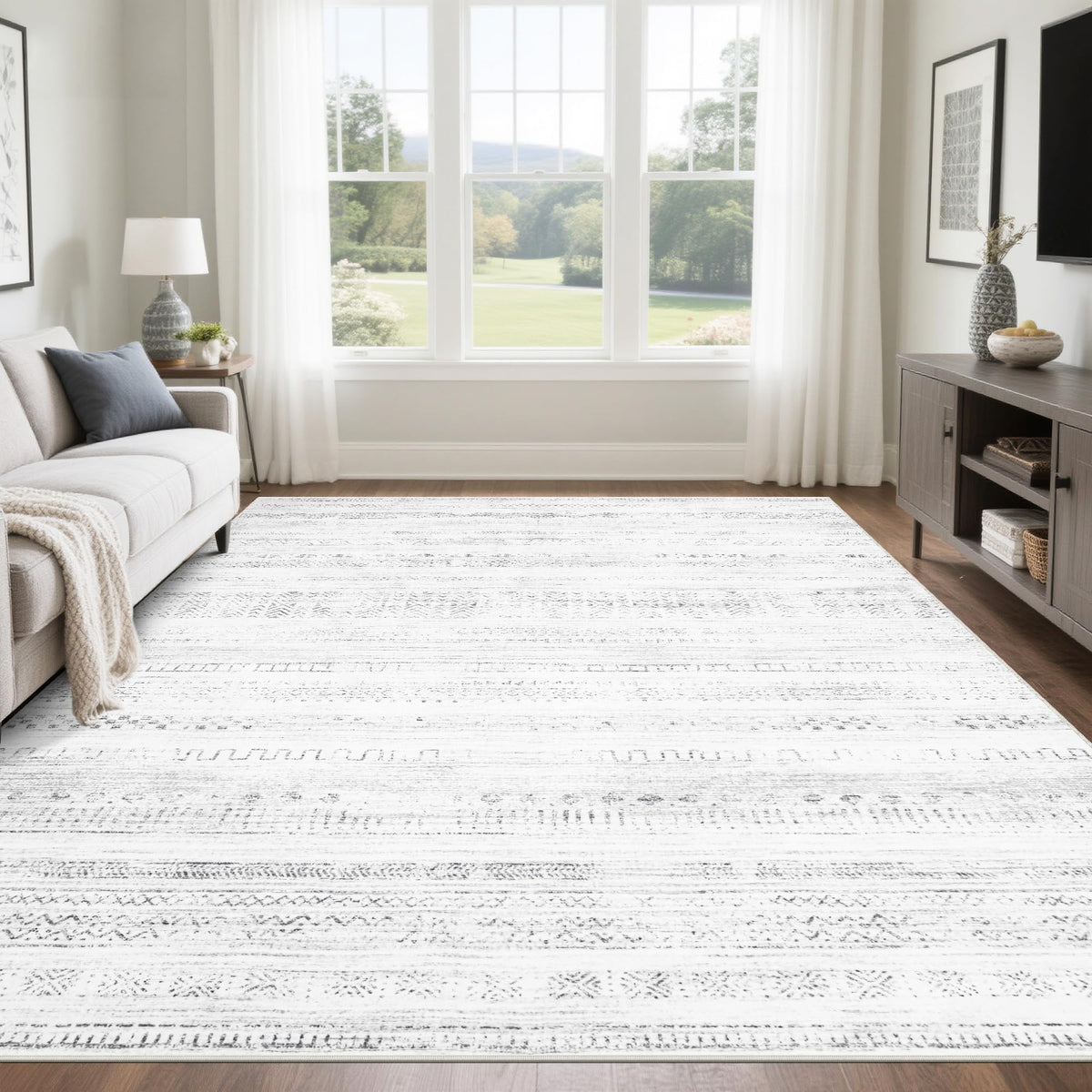 Washable Rugs 8x10 Area Rugs for Living Room,Bedroom,Dining Room Carpet