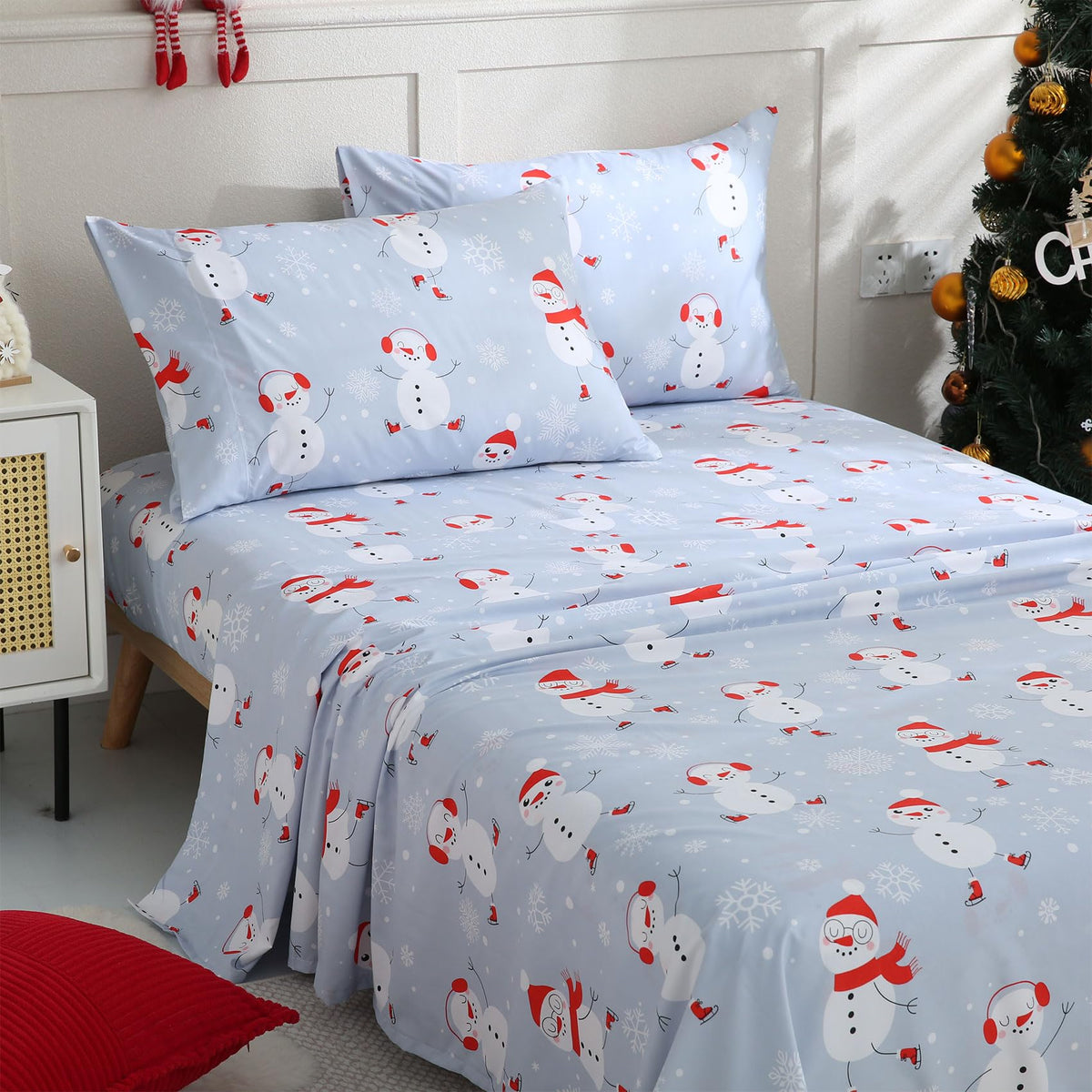 JSD Pink Unicorn Rainbow Kids Full Sheet Set for Girls 4 Piece