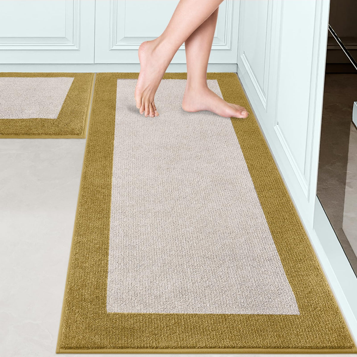 Area Rug 48" x 72", Kitchen Rug for Floor, Bedroom, Roll Packing