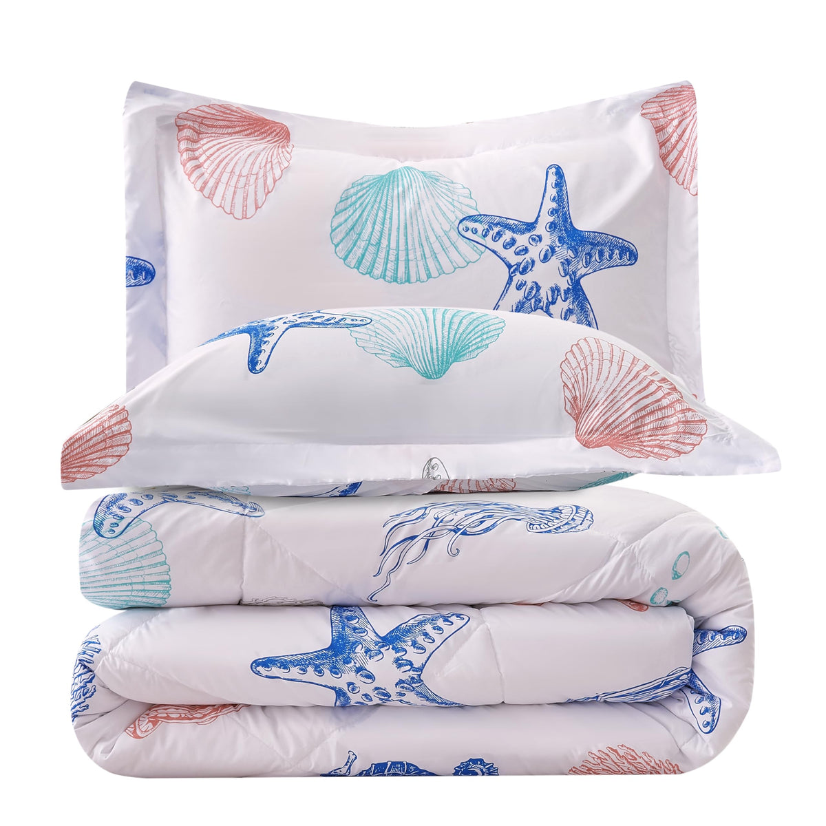 JSD Green Forest Animal Kids Comforter Set Twin Size