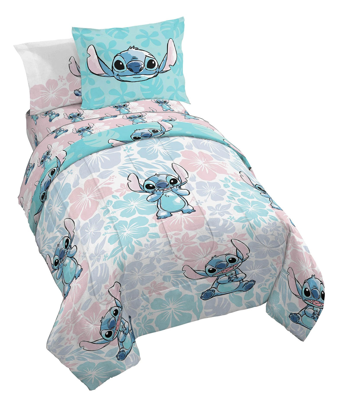Disney Winnie The Pooh Twin Comforter Set 5 Piece Cartoon Bedding, Beige