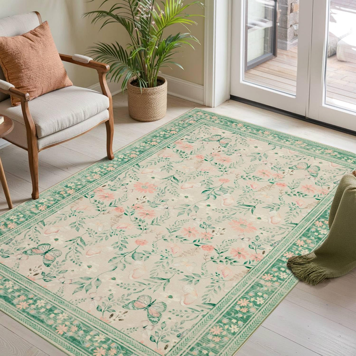 Rugxara Grey 5x7 Area Rugs for Bedroom & Living Room