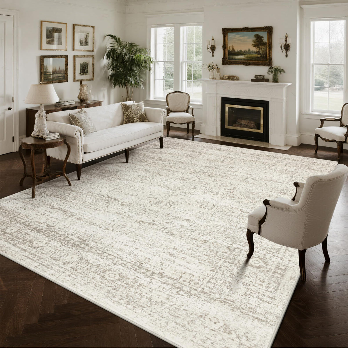Washable Rugs 8x10 Area Rugs for Living Room,Bedroom,Dining Room Carpet