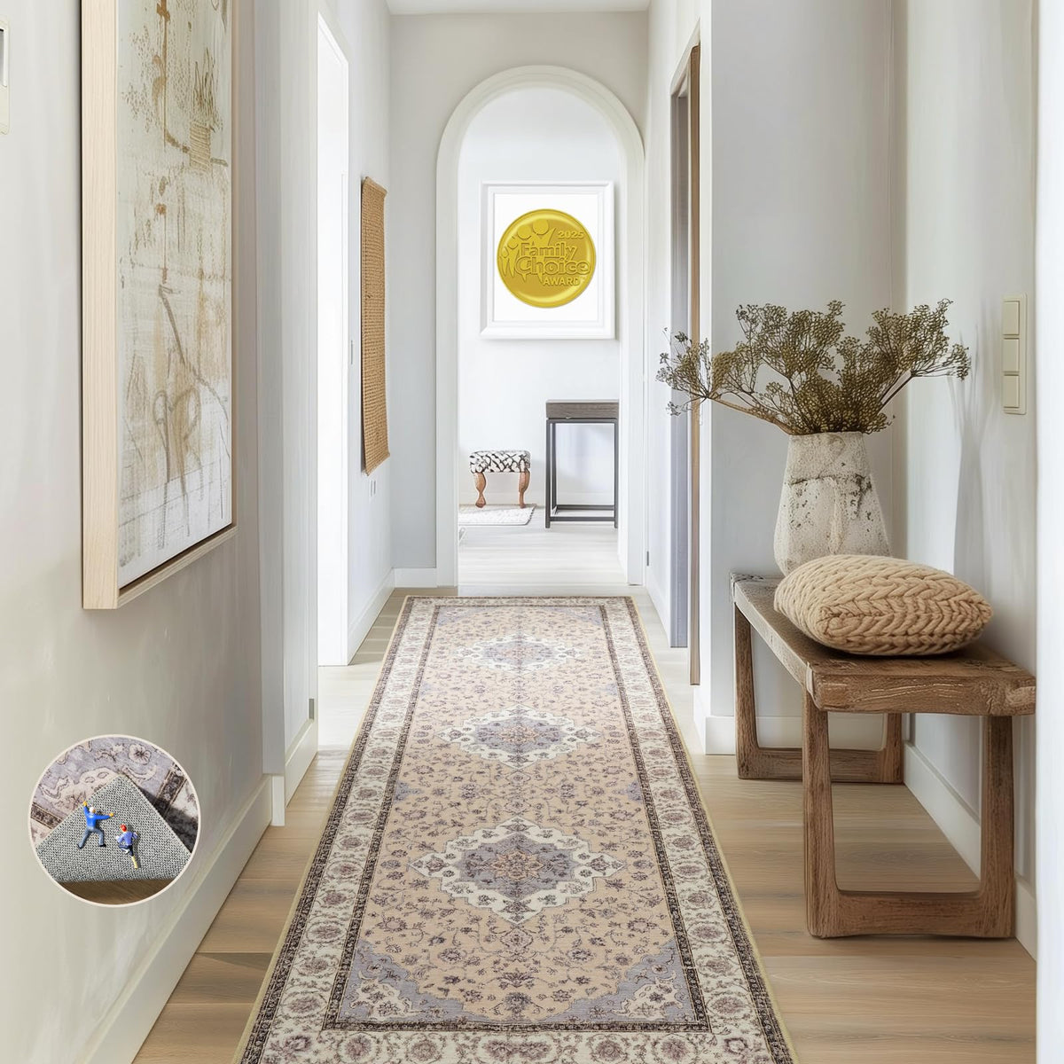 Ophanie Area Rugs for Bedroom, Christmas Upgrade Non-Slip Ivory Fluffy Soft Shag Living Room Carpet, Indoor Floor 4x6 Fuzzy Shaggy Plush Nursery Rug for Kids Dorm Decor with Over 99 pcs Pile fibers