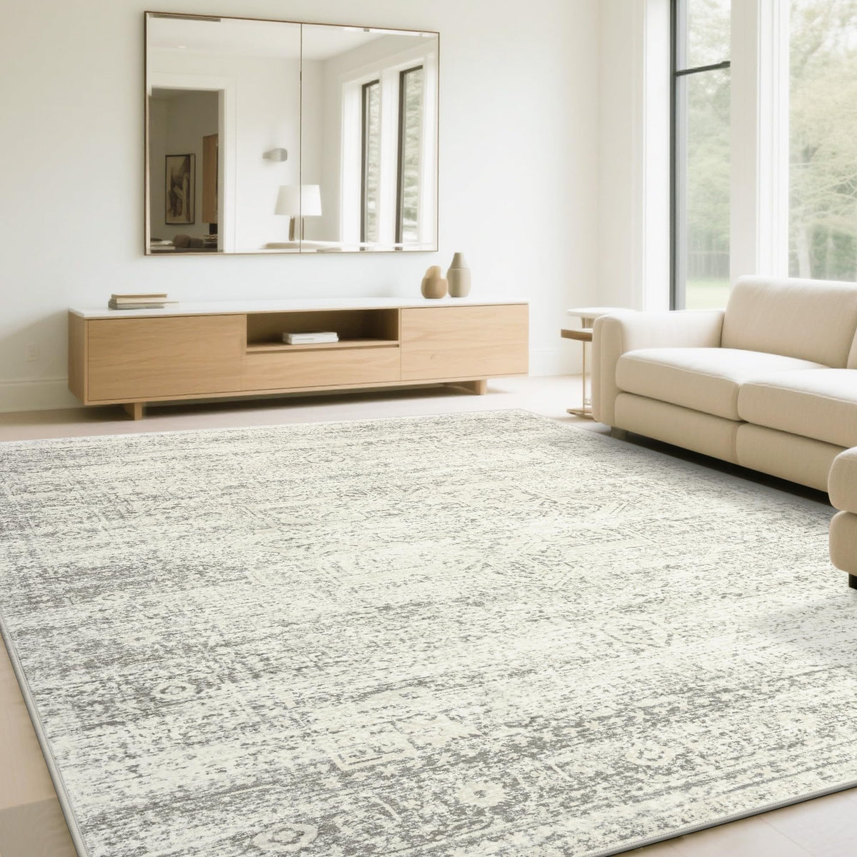 Washable Rugs 8x10 Area Rugs for Living Room,Bedroom,Dining Room Carpet
