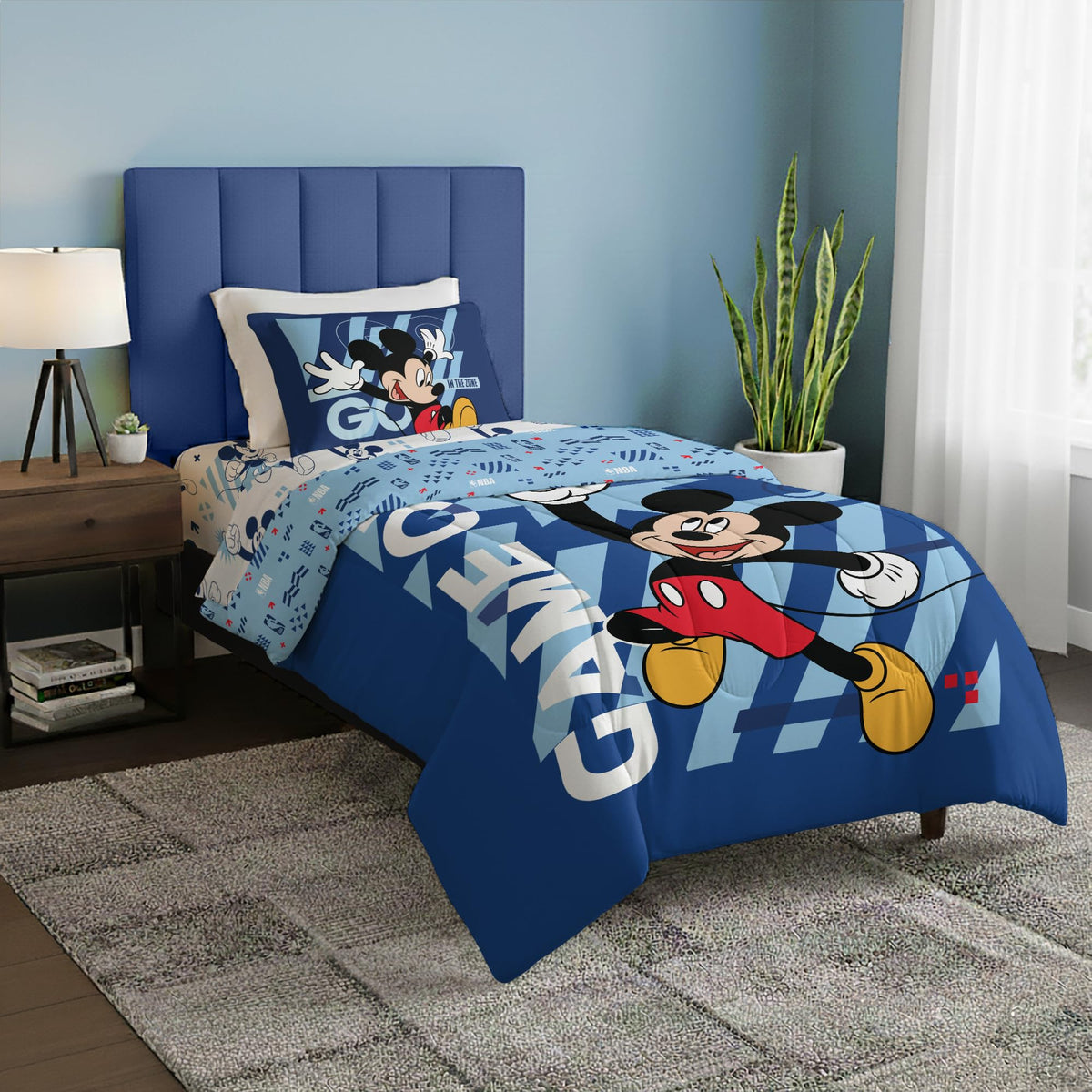 Northwest Disney Pixar Story Twin Comforter Set, Reversible Buzz Lightyear & Woody Design, Ultra Soft Fade Resistant Microfiber Kids Bedding Set, Officially Licensed