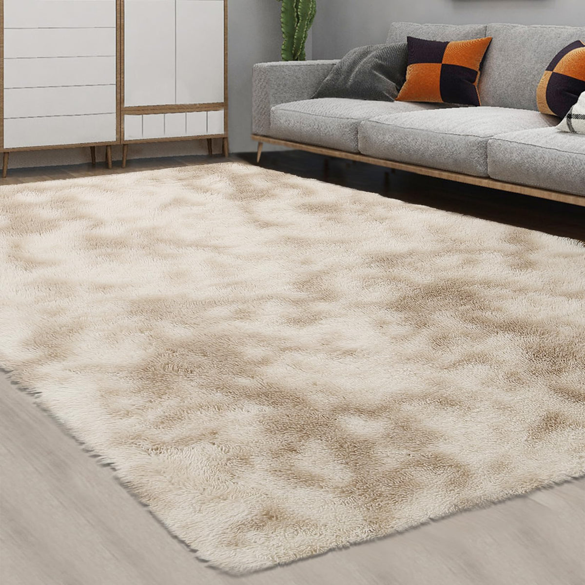 CAROMIO Shag Fluffy Area Rug Modern Indoor Plush Rug 8' x 10'