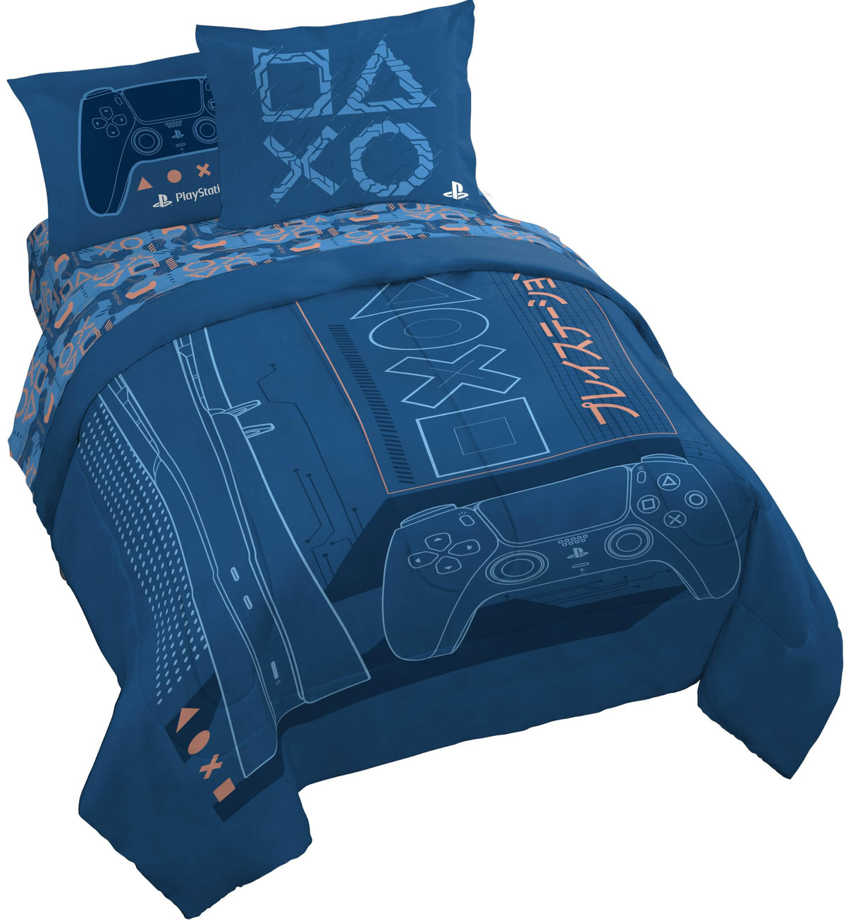 Disney Lilo and Stitch Full Size Comforter Set 7 Piece Bedding, Multi